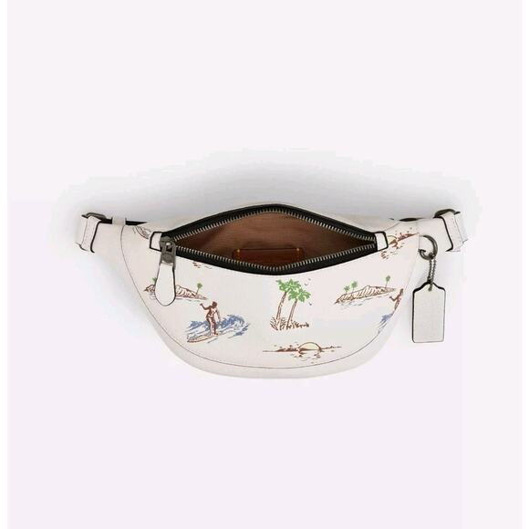 NWT Coach CBI28 Warren Mini Belt Bag With Surf Print Hawaii - Picture 8 of 9
